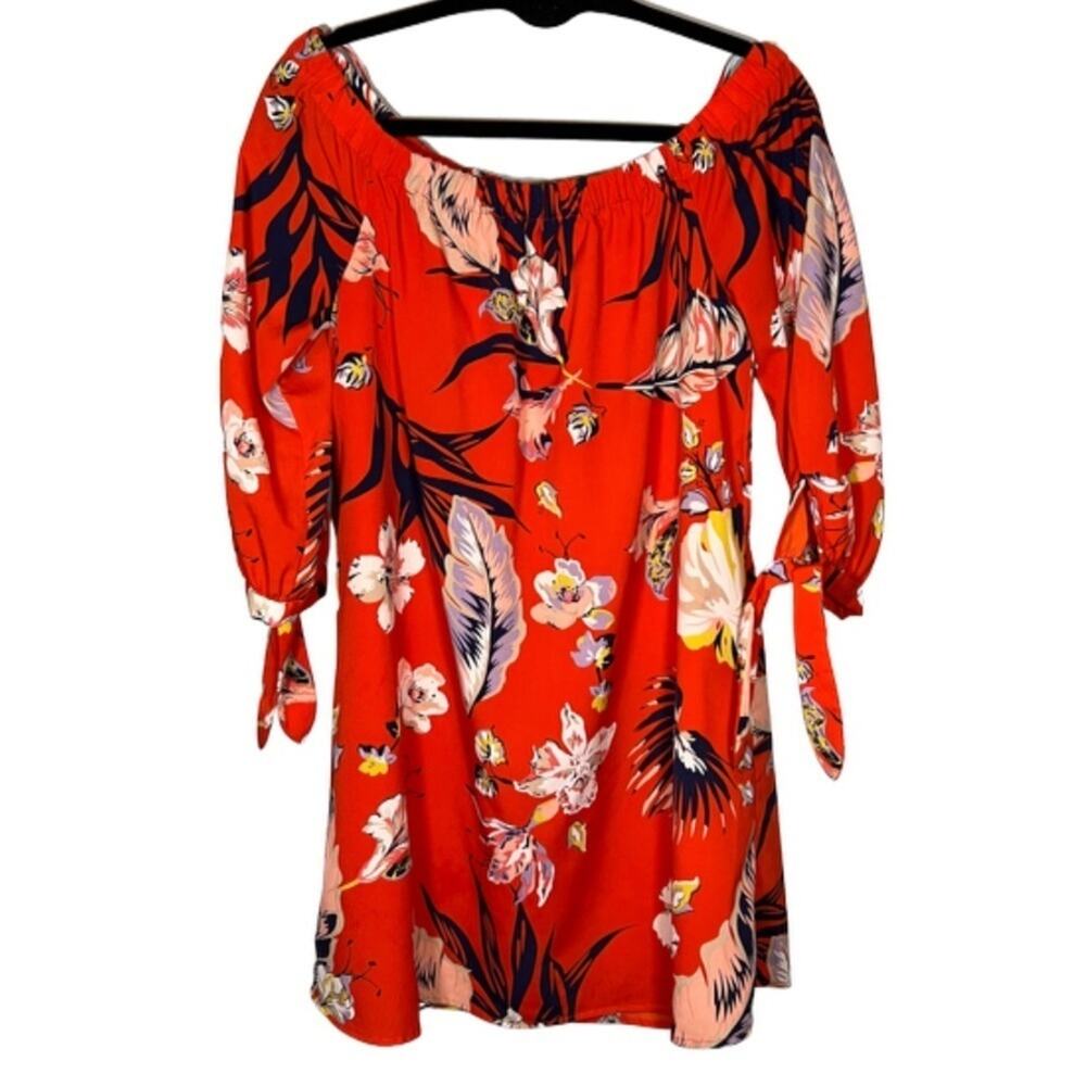 Carolina Belle Off The Shoulder Floral Dress, 6